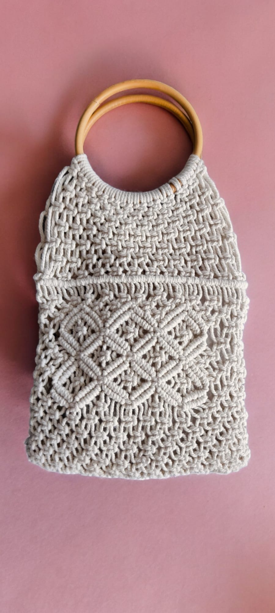 Bolso mano crochet